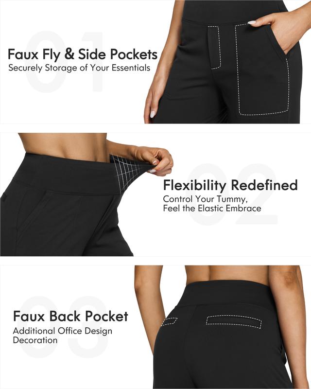 Loose High-Waist Wide-Leg Pants with Pockets