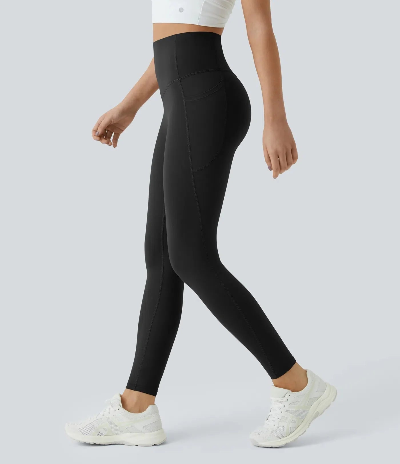 UltraSculptSoCinched High-Waist Tummy Control Butt-Lifting Leggings with Pockets