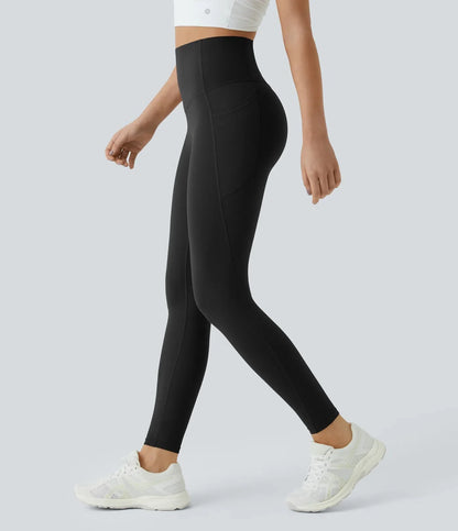 UltraSculptSoCinched High-Waist Tummy Control Butt-Lifting Leggings with Pockets