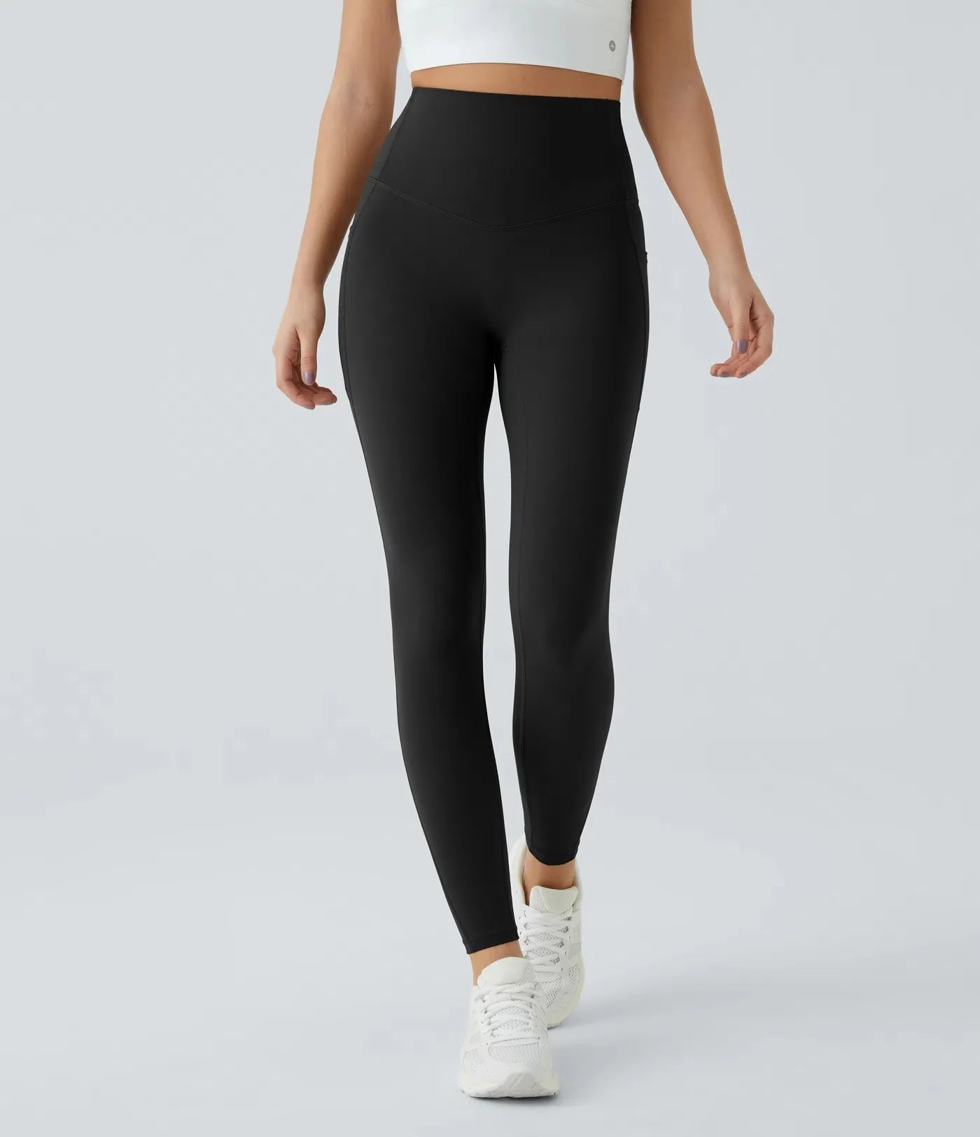 UltraSculptSoCinched High-Waist Tummy Control Butt-Lifting Leggings with Pockets