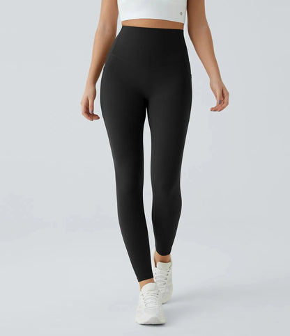 UltraSculptSoCinched High-Waist Tummy Control Butt-Lifting Leggings with Pockets