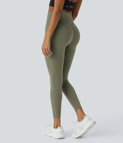 UltraSculptSoCinched High-Waist Tummy Control Butt-Lifting Leggings with Pockets