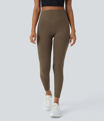 High Waisted Scrunch Butt Lifting Tummy Control Pocket Shaping Training Leggings