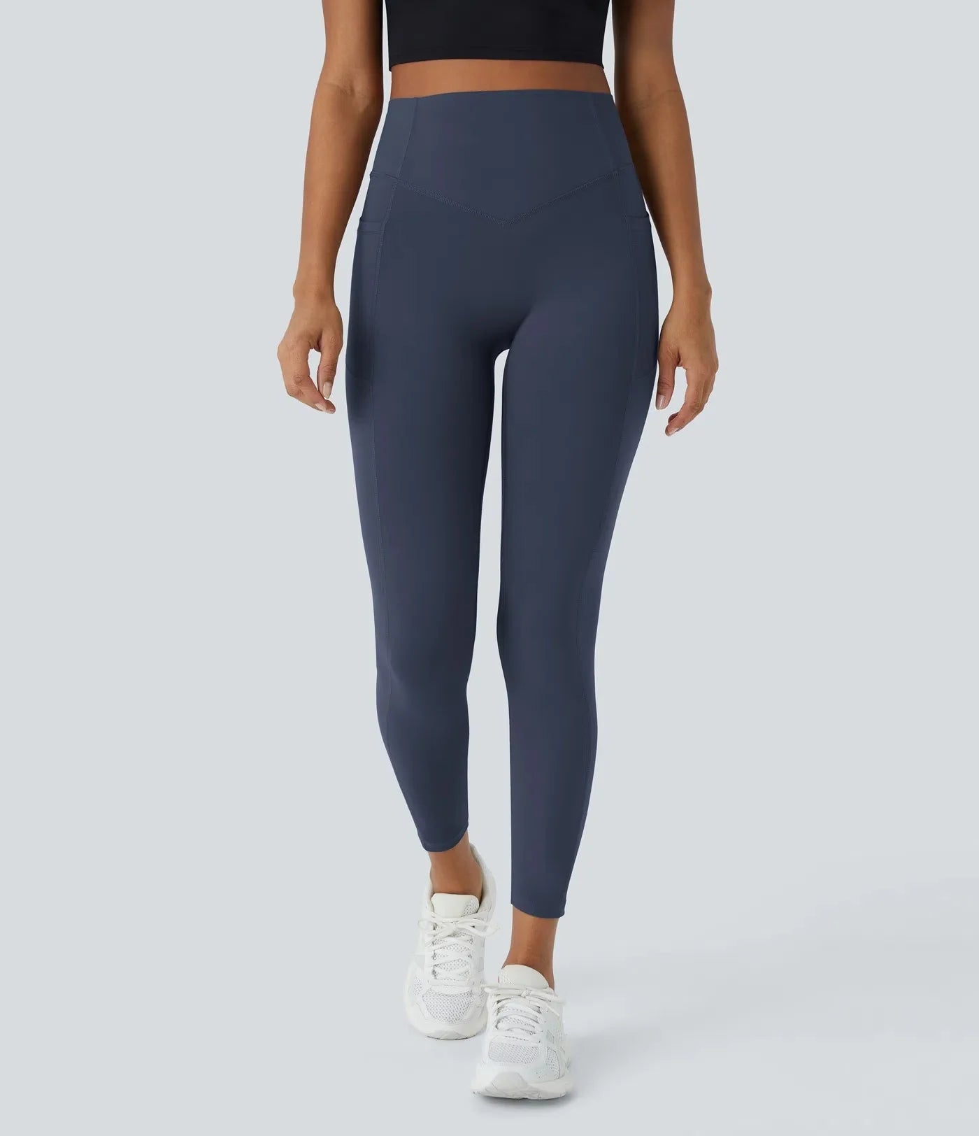 UltraSculptSoCinched High-Waist Tummy Control Butt-Lifting Leggings with Pockets