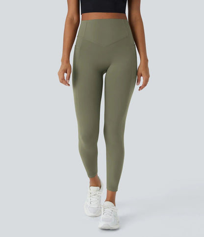 High Waisted Scrunch Butt Lifting Tummy Control Pocket Shaping Training Leggings