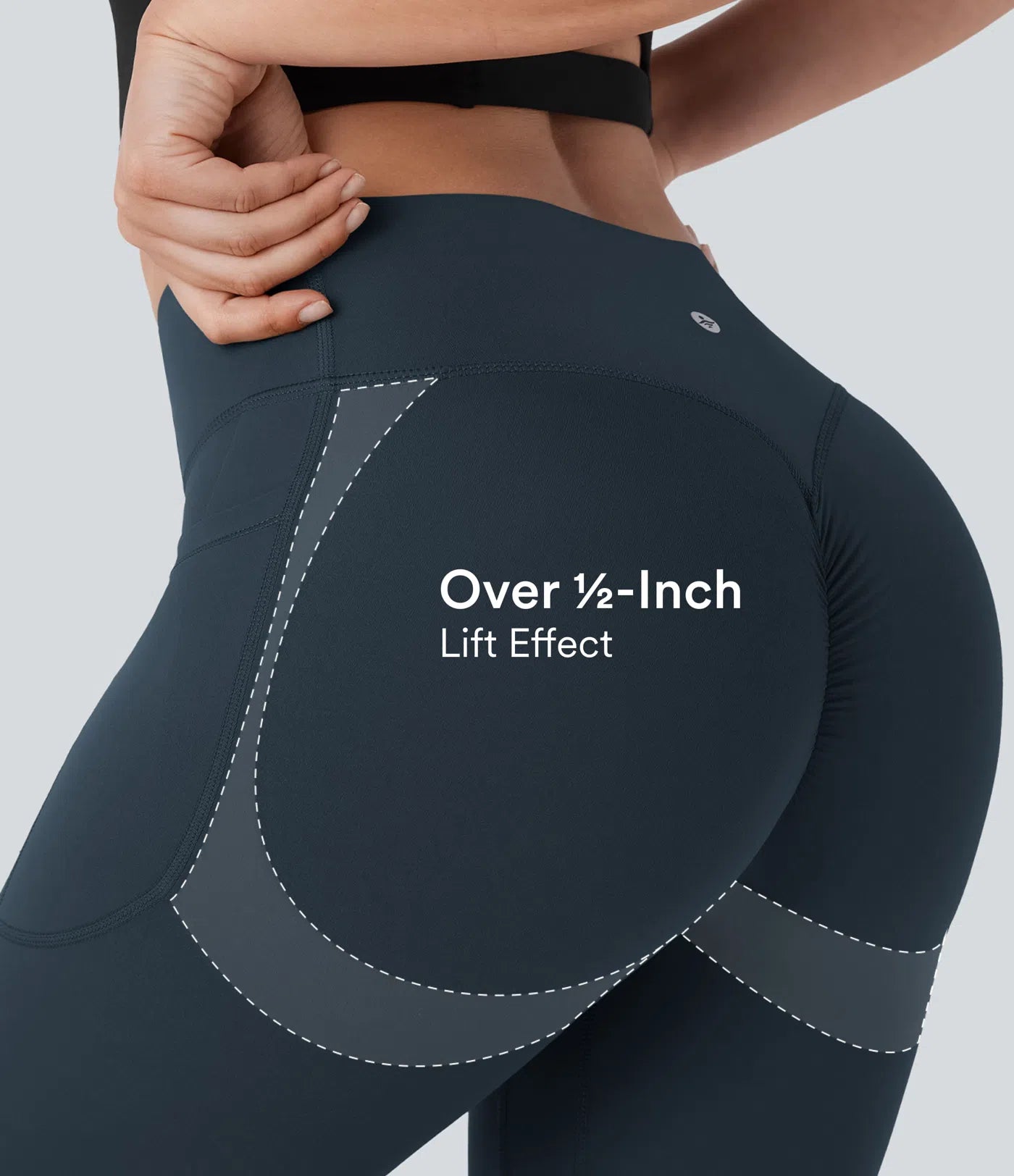 High Waisted Scrunch Butt Lifting Tummy Control Pocket Shaping Training Leggings