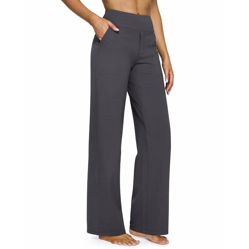 Loose High-Waist Wide-Leg Pants with Pockets