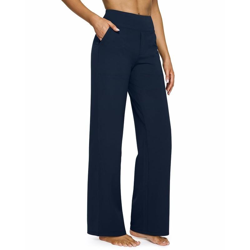 Loose High-Waist Wide-Leg Pants with Pockets