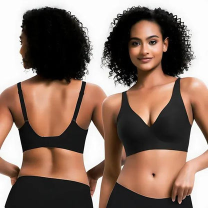 TheHolaras™ Vivid Bloom V-Neck Wireless Bra - Comfort & Lift for Women (VB)