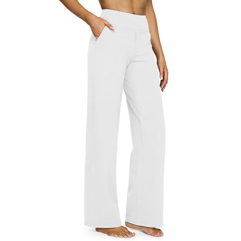 Loose High-Waist Wide-Leg Pants with Pockets