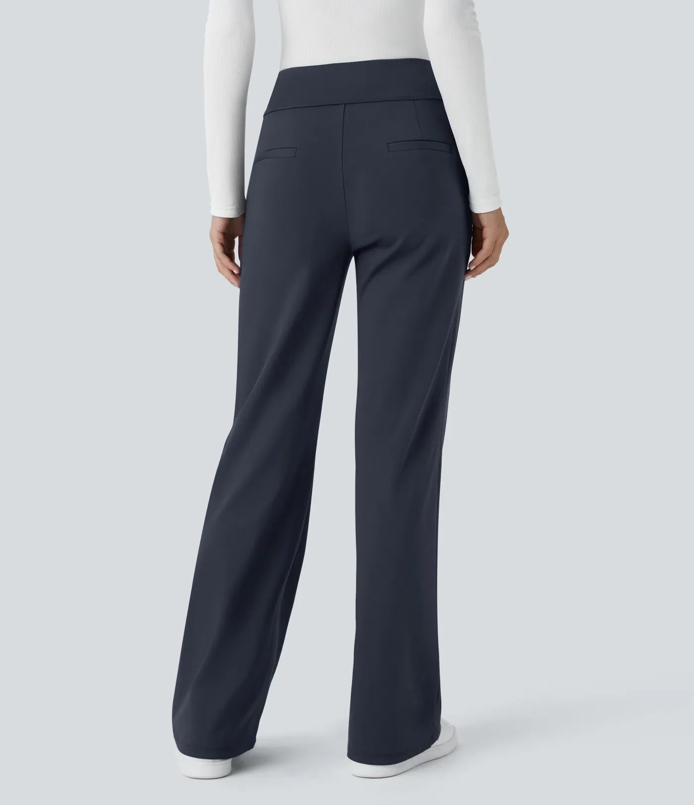 Halara Flex™ DayStretch Mid Rise Side Zipper Pocket Work Flare Pants