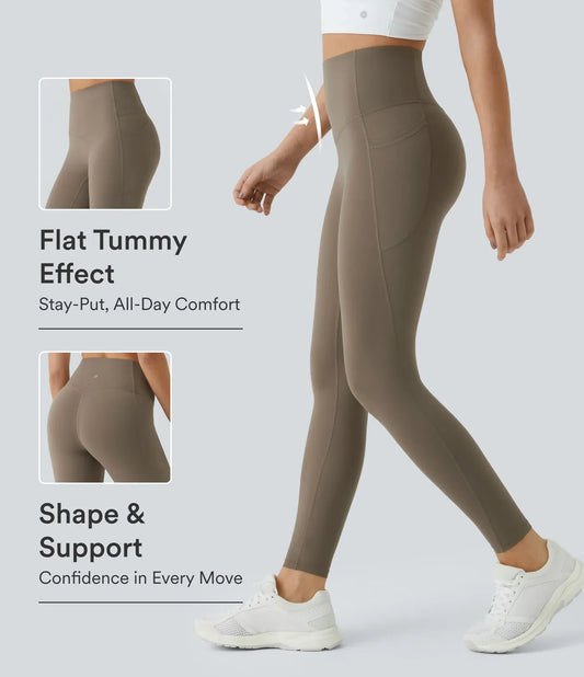 UltraSculpt™ High Waisted Tummy Control Pocket Shaping Training Leggings