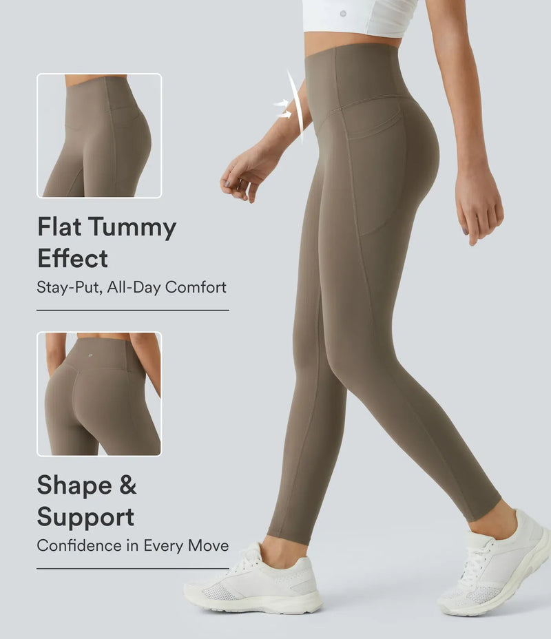 UltraSculpt™ High Waisted Tummy Control Pocket Shaping Training Leggings