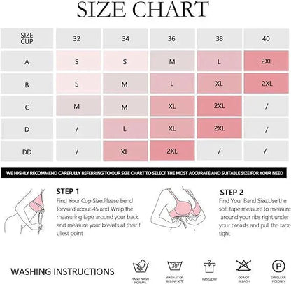 TheHolaras™ - Seamless Full Coverage Push Up No Underwire Bras