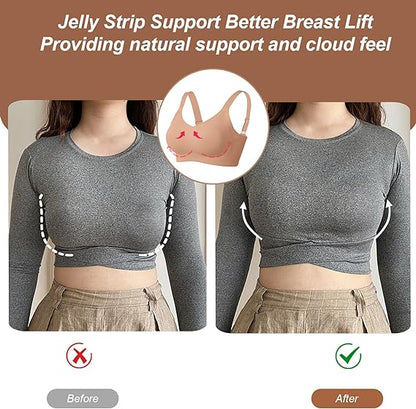 TheHolaras™ - Seamless Full Coverage Push Up No Underwire Bras