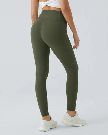 UltraSculptSoCinched High-Waist Tummy Control Butt-Lifting Leggings with Pockets