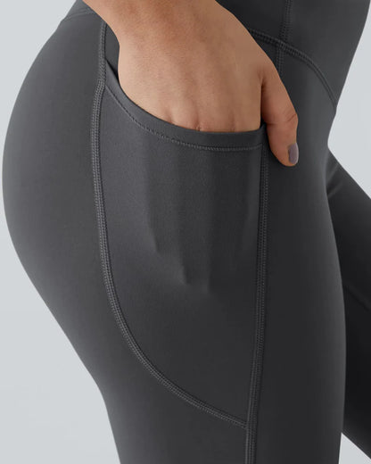 UltraSculptSoCinched High-Waist Tummy Control Butt-Lifting Leggings with Pockets
