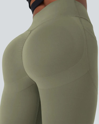 UltraSculptSoCinched High-Waist Tummy Control Butt-Lifting Leggings with Pockets
