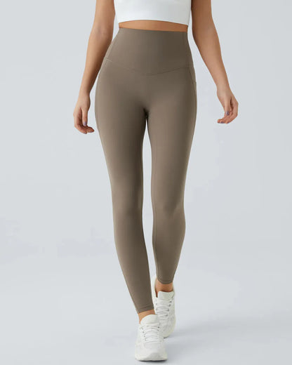 UltraSculptSoCinched High-Waist Tummy Control Butt-Lifting Leggings with Pockets