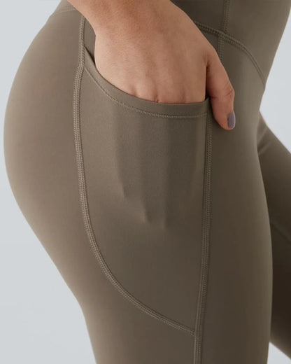 UltraSculptSoCinched High-Waist Tummy Control Butt-Lifting Leggings with Pockets