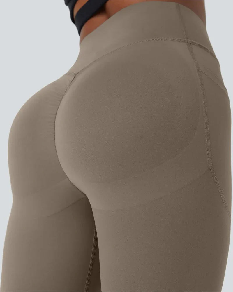 UltraSculptSoCinched High-Waist Tummy Control Butt-Lifting Leggings with Pockets